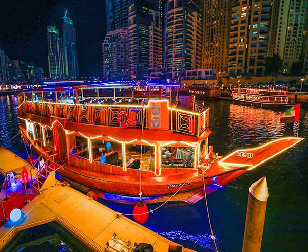 marina dhow cruise price