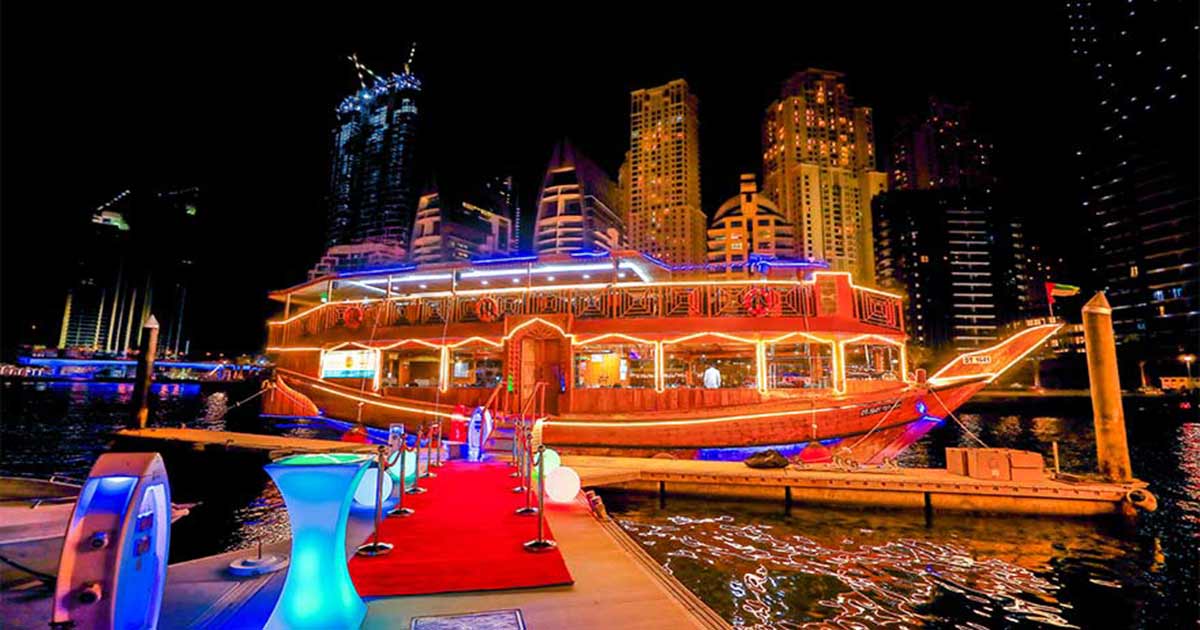 Dhow Cruise Dubai, Dhow Cruise Dinner Deals - Price @61 AED