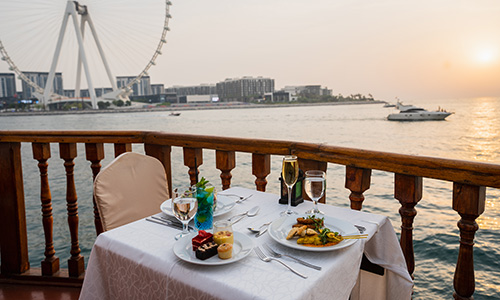 Sunset Dhow Cruise Dinner In Dubai Marina